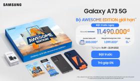 Bộ Galaxy A73 5G Awesome Edition Giới Hạn Chinh Phục Tín Đồ Gaming